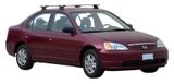 Релси на покрива YAKIMA Honda Civic ,2000 - 2004 ,4dr Sedan