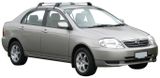 Релси на покрива YAKIMA Toyota Corolla ,2002 - 2007 ,4dr Sedan