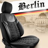 Калъфи за седалки за Kia Picanto (II) 2011-2017 BERLIN_СИВ 2+3