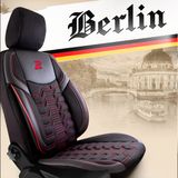 Калъфи за седалки за Kia Rio (IV) 2017-up BERLIN_ЧЕРВЕН 1+1