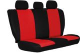 Калъфи за седалки за Kia Rio (IV) 2017-&gt; CARO червен 2+3