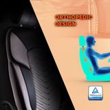 Калъфи за седалки за Kia Rio (IV) 2017-up DUBAI_СИВ 2+3