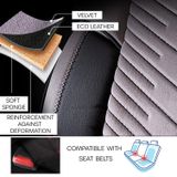 Калъфи за седалки за Volkswagen Caddy (IV) 2015-2020 DUBAI_СИВ 2+3