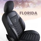 Калъфи за седалки за Seat Ibiza (III) 2002-2008 FLORIDA_СИВ 2+3