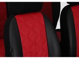 Калъфи за кола за Kia Picanto (II) 2011-2017 Forced K-1 - червен 2+3