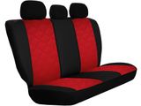 Калъфи за кола за Kia Picanto (II) 2011-2017 Forced K-1 - червен 2+3