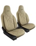 Калъфи за седалки за Peugeot 206 1998-2012 LAZUR_БЕЖОВО 1+1
