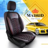 Калъфи за седалки за Volkswagen Polo (VI) 2017-up MADRID_ЧЕРВЕН 2+3
