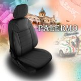 Калъфи за седалки за Volkswagen Golf (V) 2003-2008 PALERMO_ЧЕРЕН 2+3