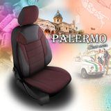 Калъфи за седалки за Seat Ibiza (IV) 2008-2017 PALERMO_Бордо 2+3