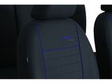 Калъфи за седалки за Nissan Micra (V) 2016-up TREND LINE - син 1+1