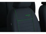 Калъфи за седалки за Kia Picanto (II) 2011-2017 TREND LINE - зелено 1+1