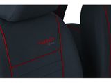 Калъфи за седалки за Kia Picanto (I) 2004-2011 TREND LINE - червен 1+1