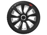 Тасове Mitsubishi Stratos RC 15&quot; Black &amp; Silver 4pc