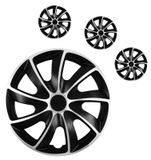 Тасове Alfa RomeoQuad 15&quot; Black &amp; Silver 4 броя