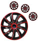 Тасове Hyundai Quad 14&quot; Red &amp; Black 4 броя