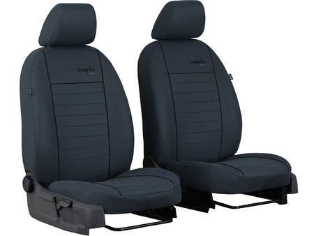 Калъфи за седалки за Ford Fusion  2002-2012 TREND LINE - черен 1+1
