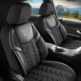 Калъфи за седалки за Ford Mondeo (Mk5) 2014-up BERLIN_СИВ 2+3