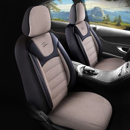 Калъфи за седалки за Hyundai i30 (II) 2012-2017 PRESTIGE_БЕЖОВО 2+3