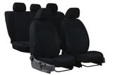Калъфи за седалки за Kia Carens (II) 2006-2012 CARO черен 2+3