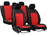 Калъфи за кола за Kia Picanto (II) 2011-2017 PELLE - червен 2+3