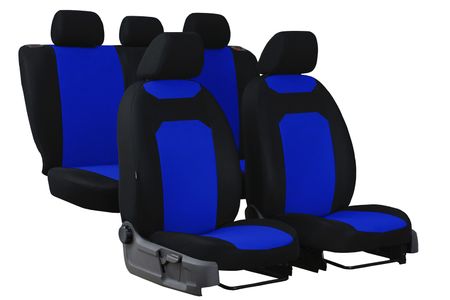 Калъфи за седалки за Mazda 3 (III) 2013-2018 CARO син 2+3