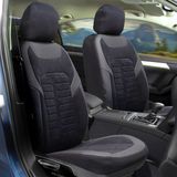 Калъфи за седалки за Mazda CX-7 2006-2012 MONZA_Черно-син 2+3