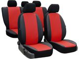 Калъфи за кола за Nissan Micra (IV) 2010-2016 Perline - червен 2+3
