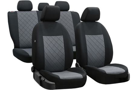 Калъфи за седалки за Volkswagen Caddy (IV) 2015-2020 Craft line Сив 2+3