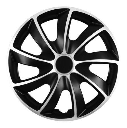 Тасове Chevrolet Quad 14" Black & Silver 4 броя