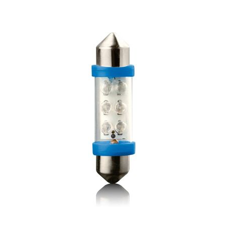 LED крушка SV8,5 BLUE 12V 39 мм VECTA