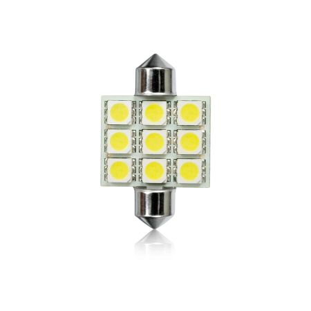 Крушка T11 36 мм FESTOON 9LED-5050SMD BC 2 бр